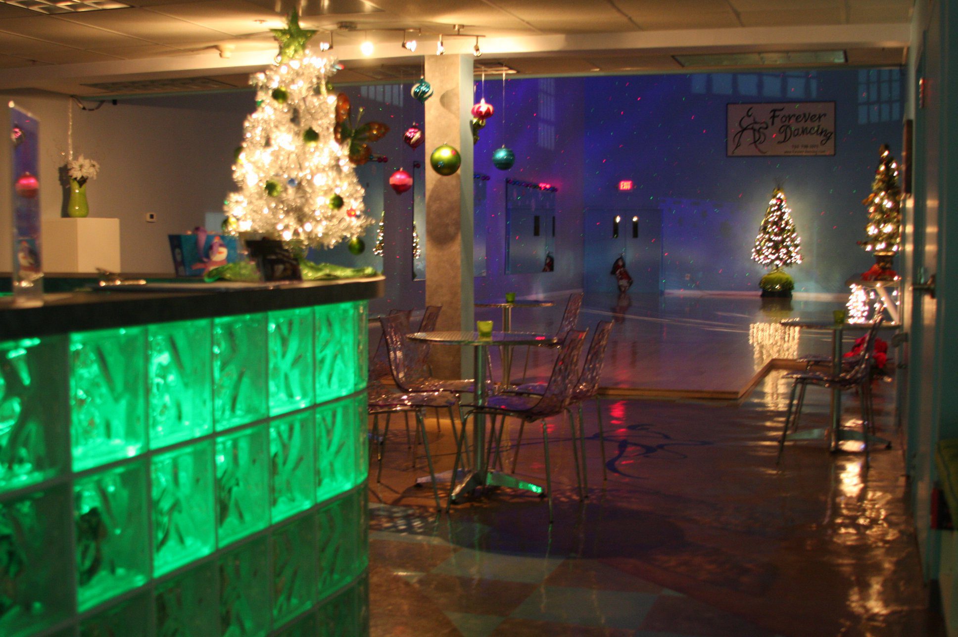 Holiday Party Lobby and Ballroom